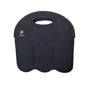 Built NY black neoprene 6 pack tote bag